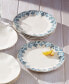 Blue Bay Dinner Plate Set/4 Ikat