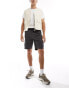 Superdry Heavy cargo shorts in washed grey