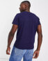 GANT original logo t-shirt in evening blue navy