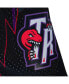 Men's Purple and Black Toronto Raptors 1998/99 Hardwood Classics Fadeaway Reload 3.0 Swingman Shorts