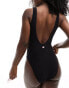 Champion crinkle swimsuit in black