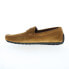 Bruno Magli Xane BM3XNEB1 Mens Brown Suede Loafers & Slip Ons Moccasin Shoes