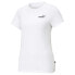 Puma Essential Small Logo Crew Neck Short Sleeve T-Shirt Womens White Casual Top