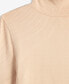 Women's Ribbed Mock Neck Long-Sleeve Top, Created for Macy's