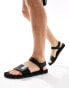 The North Face Skeena logo sandal in black