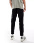 DTT rigid cropped tapered fit jeans in washed black