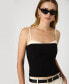 Women's Azra Corset-Strap Twill Top