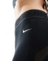 Nike Pro Training Dri-Fit mid rise 7/8s mesh leggings in black