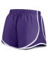 Women's Purple LSU Tigers Primetime Tempo Performance Shorts