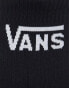 Vans 3 pack classic half crew socks in black