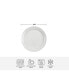 Botanic Garden Harmony White 12 Piece Dinnerware Set, Service for 4