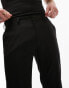 Topman smart skinny trousers in black