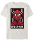 Marvel Men's Spider-Man Far From Home Mask Fill Poster, Short Sleeve T-shirt