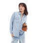 New Look denim shirt in light blue