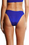 Seafolly Pheonix Women's Swimwear High Leg Bikini Bottom Size 10 Blue 182205