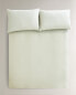 Cotton and linen duvet cover