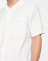 Weekday chill short sleeve shirt in white