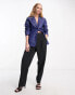 NA-KD x Mimi AR co-ord oversized tailored blazer in dark blue