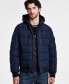 Men's Hooded Puffer Bomber Jacket