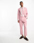 Labelrail x Stan & Tom single breasted fitted suit jacket co-ord in salmon pink