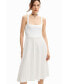 Women's A-line midi dress