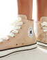 Converse Chuck Taylor All Star Hi trainers in beige suede