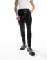 ASOS DESIGN super skinny velvet sequin suit trouser in black