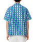 Men's Relaxed Fit Short Sleeve Button-Front Printed Camp Shirt