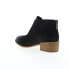 Softwalk Tilden S2060-004 Womens Black Narrow Nubuck Ankle & Booties Boots 10.5