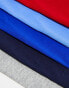 Polo Ralph Lauren 5 pack trunks in grey, blue, red, navy with logo waistband