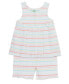 Пижама Little Me Stripe Knit Play Set.