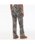 Women's Cheetah Print Big Bling Velour Track Pants