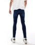 DTT stretch skinny fit jeans in dark blue