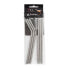 SECRET DE GOURMET 78113 Stainless Straw With Cleaning Brush 6 Units