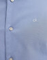 Calvin Klein poplin stretch slim fit shirt in light blue