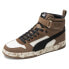 Puma Rbd Game Barista High Top Mens Brown Sneakers Casual Shoes 38978501