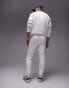 Topman slim fit jogger in white