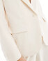 JDY tailored blazer co-ord in cream