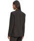 Karl Lagerfeld Women's Notched Lapel One Button Blazer