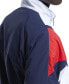 Men's Classics Vector Regular-Fit Logo Colorblocked Full-Zip Track Jacket