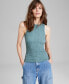 Women's Textured Sleeveless Tank Top, Created for Macy's