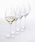 Cambron Optic White Wine Glasses, Set of 4