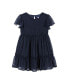 Toddler Girls Toddler/Child Navy Holiday Dress