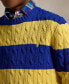 Big Boys Striped Cable-Knit Cotton Sweater