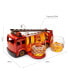 Firetruck Decanter, Set of 3