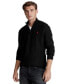 Polo Ralph Lauren Pima 290956 Cotton Quarter-Zip Sweater Black XXL