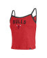 Women's Red Chicago Bulls Spaghetti Strap Tank Top