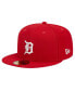 Men's Red Detroit Tigers Logo 59FIFTY Fitted Hat