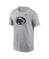 Men's Heather Gray Penn State Nittany Lions Primetime Evergreen Logo T-Shirt