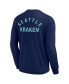 Men's and Women's Deep Sea Blue Seattle Kraken Super Soft Long Sleeve T-shirt